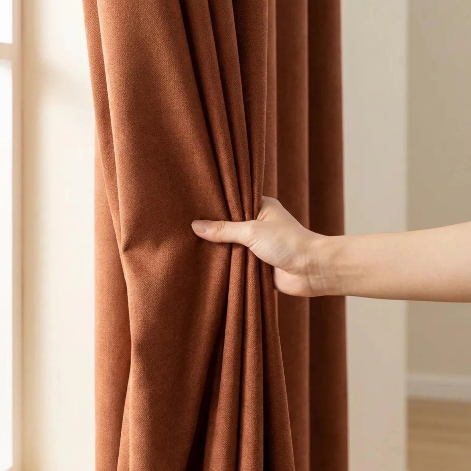 Extra Wide Heavy Linen Curtains