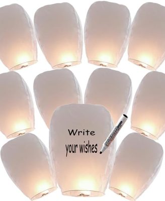 Paper Lanterns Have 16 Pack White, Paper Lanterns Easy to Use, were The Highlight of Party, Lanterns Use to Party Events