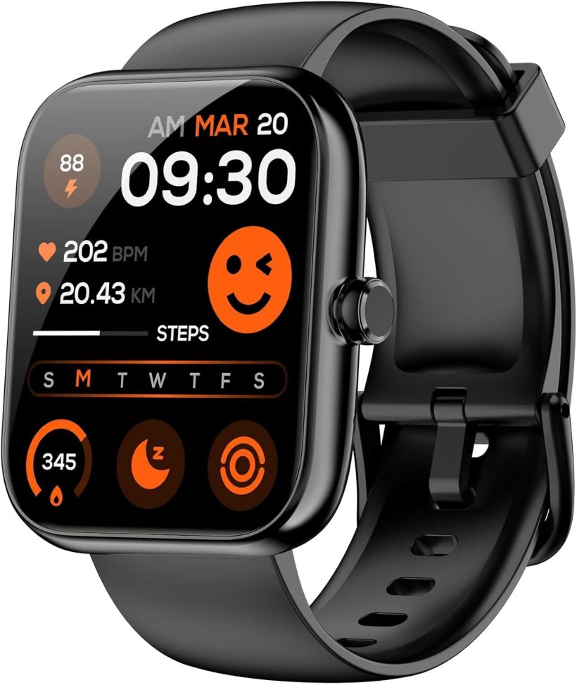 Smart Watch for Men Women, Alexa Built-in Fitness Tracker with Call Function